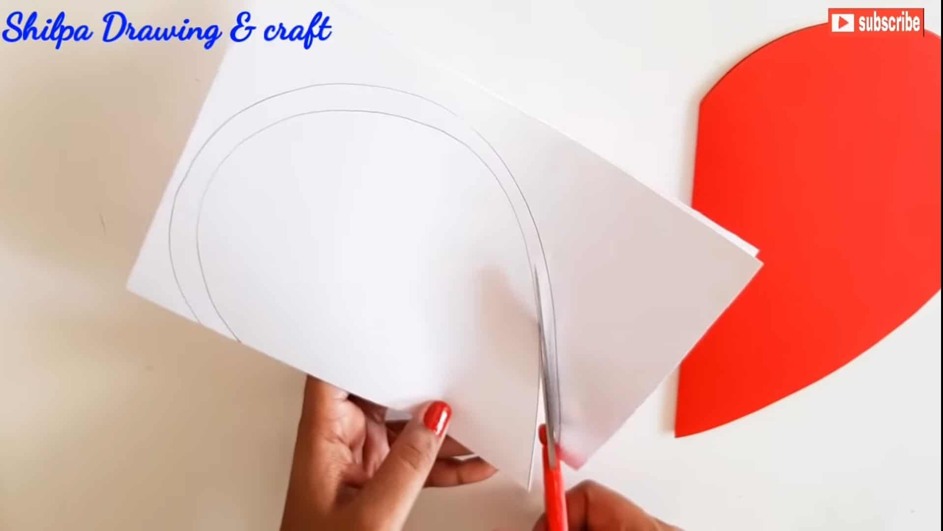 Step 7 for making greeting card